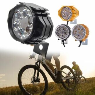 LED folding electric bike headlight High brightness Good heat dissipation - Folding Bikes 4U