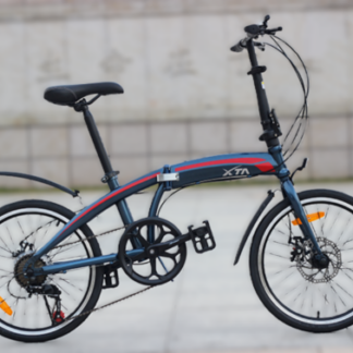 TEZ Adult Folding Foldable Bike 20 inch Wheels 7 Speed Disc Brakes Bicycle - Folding Bikes 4U