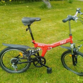Tez compact folding bike in red frame size 20 inches good condition  - Folding Bikes 4U
