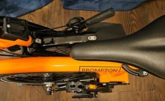 Brompton S6L C Line Explore Low Black Edition Orange Folding Bicycle