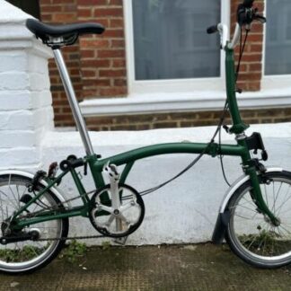 brompton folding bike (2020) 3 speed M3L - British Racing Green