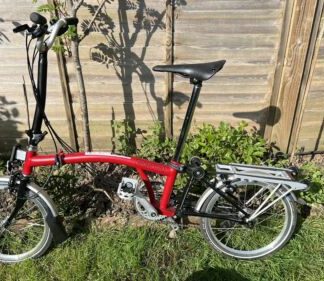 Brompton C Line Explore 6 speed. Red/Black 2023  Used 4 Times Perfect Condition.
