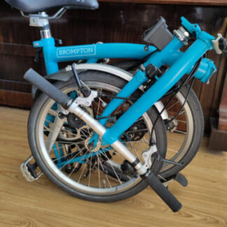 Brompton S3L 2016 3 Speed Turquoise folding bike - great condition