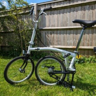 Brompton A Line folding bike, ideal for commuting, folds into the smallest size