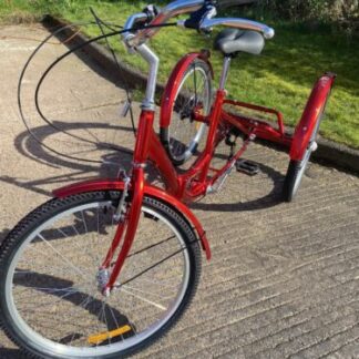 Adult Folding Tricycle. 24” Unused Spare. Professional Upgrade. Lovely To Ride. - Folding Bikes 4U