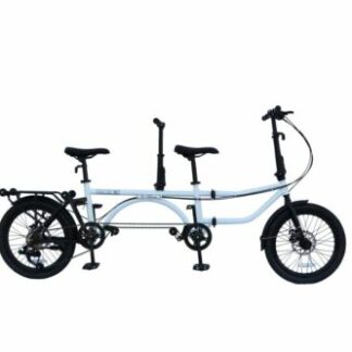 Ecosmo 20" Wheel New 4-Way Folding Steel Tandem Bicycle Bike 7 Speeds - 20TF01W4 - Folding Bikes 4U