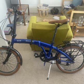Raleigh Stowaway Folding Bike Metallic Blue 2022 - Folding Bikes 4U