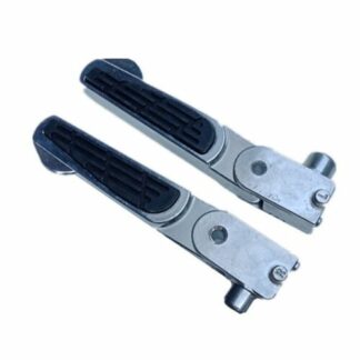 Silver Electric Bike Pedal with Aluminum Alloy Material for Folding Bicycle - Folding Bikes 4U