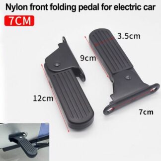 Black Foldable Pedal for Electric Moped Reliable and Long lasting Quality - Folding Bikes 4U